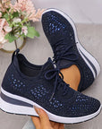 Lightweight Comfort Lace-Up Trainers