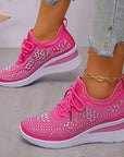 Lightweight Comfort Lace-Up Trainers