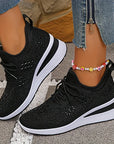 Lightweight Comfort Lace-Up Trainers