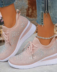 Lightweight Comfort Lace-Up Trainers