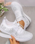 Lightweight Comfort Lace-Up Trainers