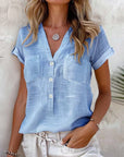 Isla | Short-sleeved Button-up Shirt