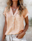 Isla | Short-sleeved Button-up Shirt