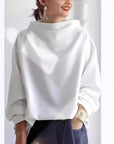 High-Neck Soft Knit Top