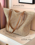 Chic Straw Woven Handbag