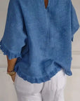 Claire Round-Neck Blouse
