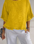 Claire Round-Neck Blouse