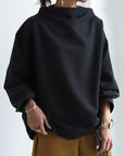 High-Neck Soft Knit Top