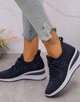Lightweight Comfort Lace-Up Trainers