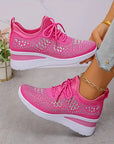 Lightweight Comfort Lace-Up Trainers