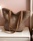 Chic Straw Woven Handbag