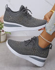 Lightweight Comfort Lace-Up Trainers