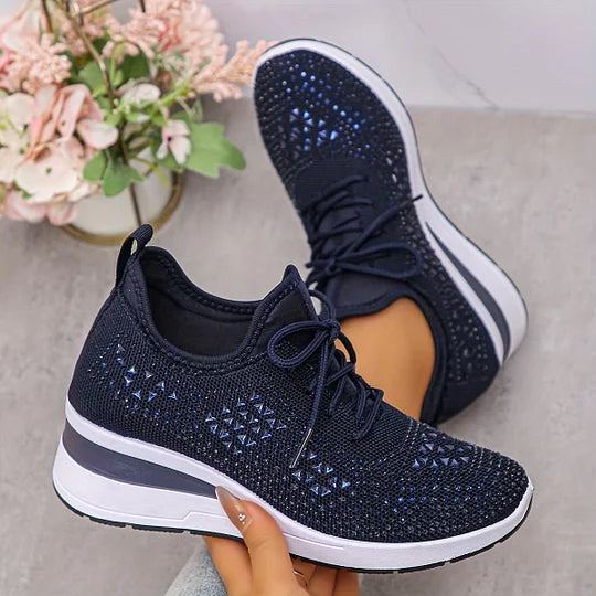 Lightweight Comfort Lace-Up Trainers