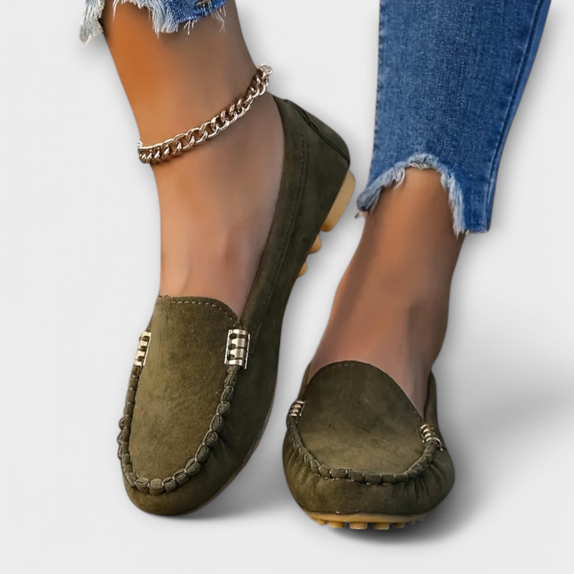 Moccasin Slip-Ons