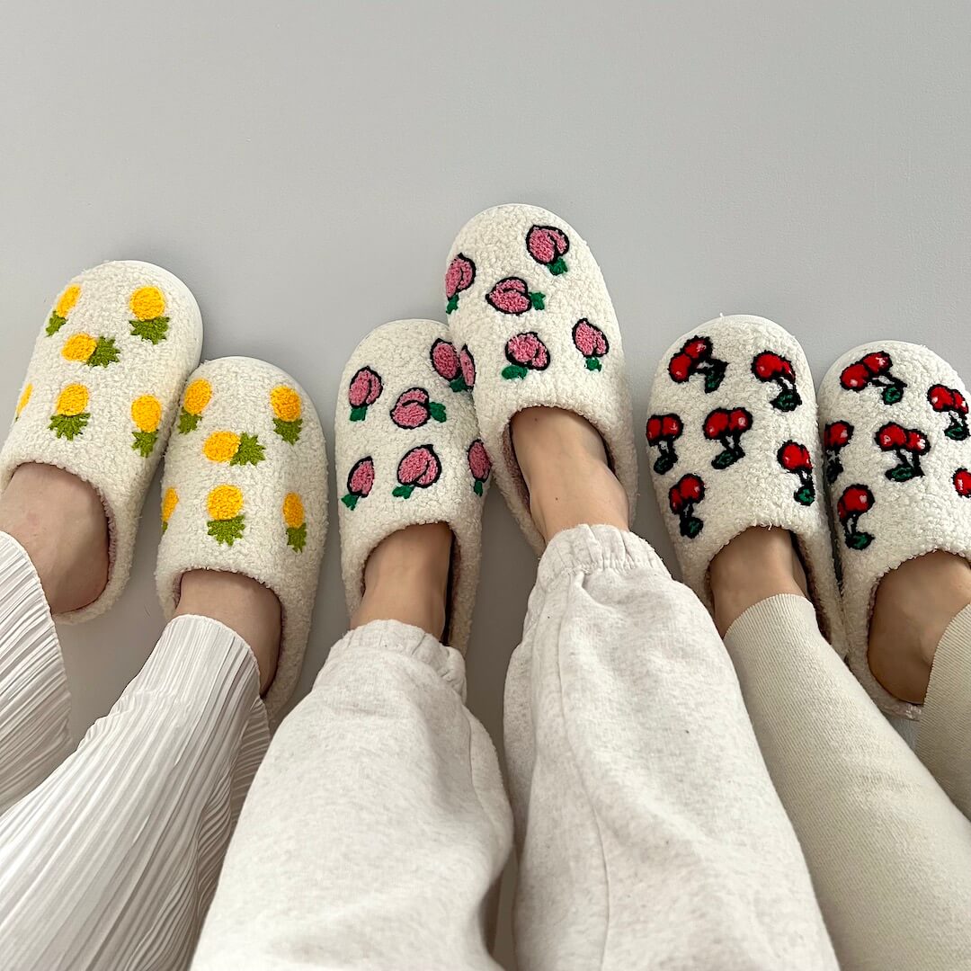 Fruit Cosy Slippers