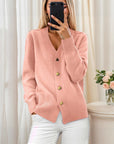 Adele | Elegant Heart Button Cardigan