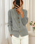 Adele | Elegant Heart Button Cardigan