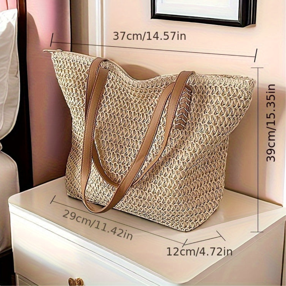 Chic Straw Woven Handbag