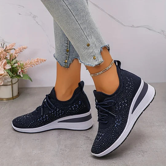 Lightweight Comfort Lace-Up Trainers