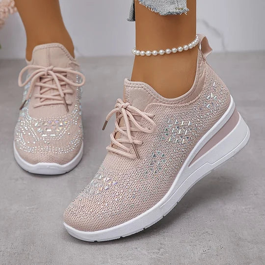 Lightweight Comfort Lace-Up Trainers