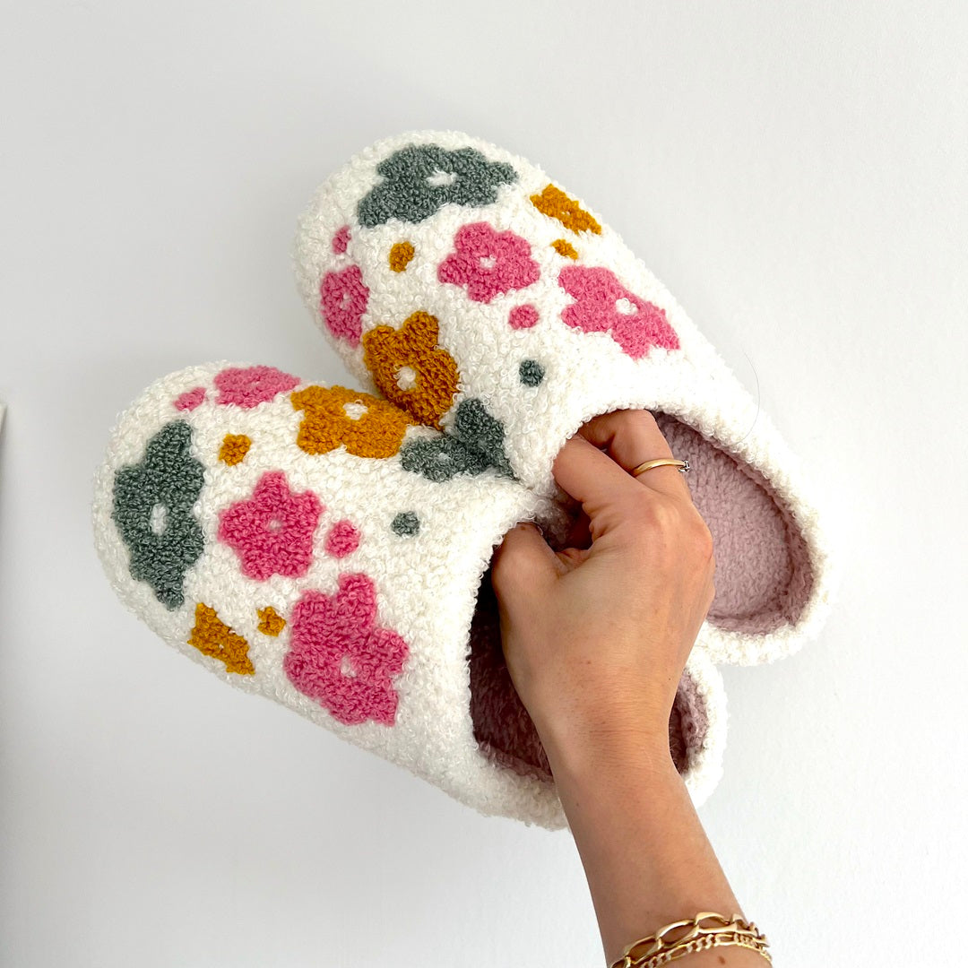 Livia Flower Cosy Slippers